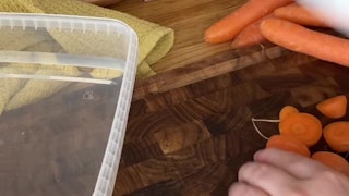 Opbevaring af gulerødder