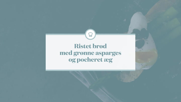 Ristet brød med grønne asparges og pocheret æg